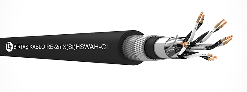 RE-m2X(St)HSWAH-CI   90°C / 500 V Cu-MT-XLPE-OSCR-LSZH-SWA-LSZH-MP